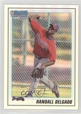 2010 Bowman Chrome Prospects Refractor 541/777 Randall Delgado #BCP59 7a4