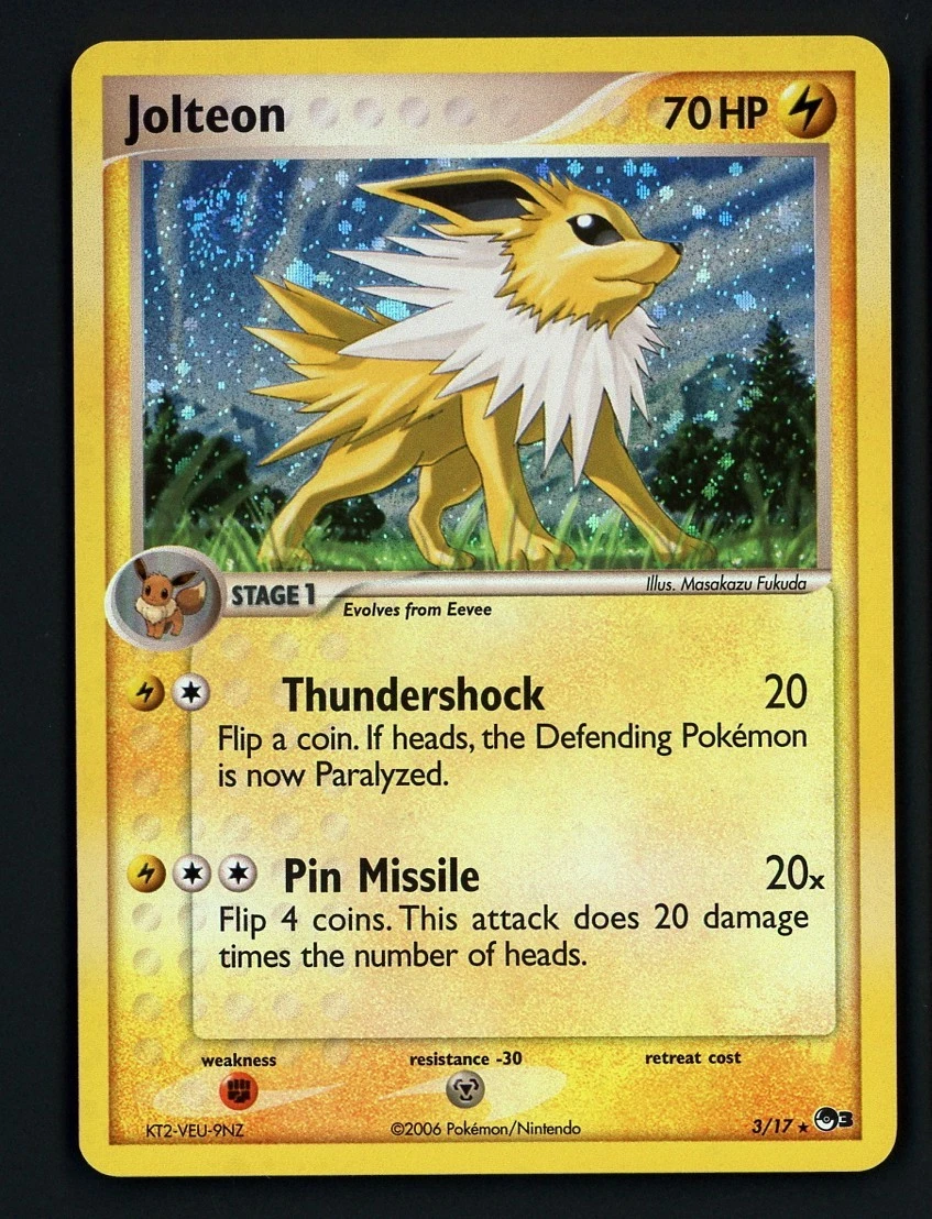 Rare Pokmon Jolteon Ex Individual Cards for sale - eBay