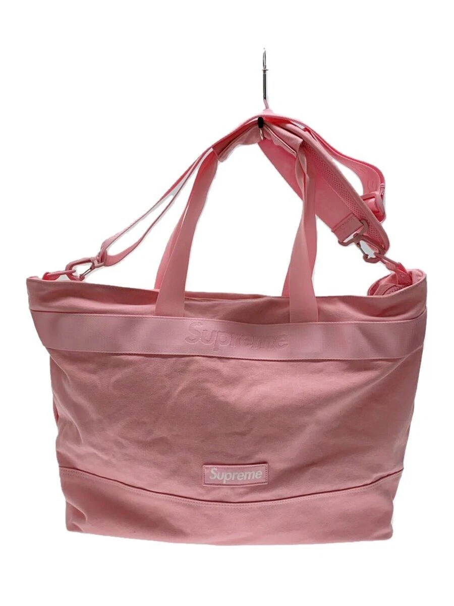 Sac fourre tout Supreme 25SS toile claire rose occasion