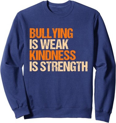 Anti Bullying Awareness Month Bullying Prevention Unisex Crewneck Sweatshirt