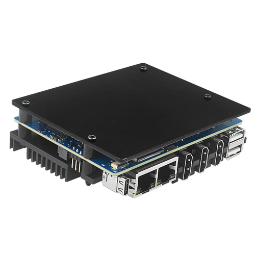 Aluminum Case With Cooling Fan Enclouse Heatsinks Kit For Orange Pi 5 Plus A - Photo 12/12