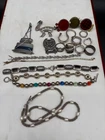 238 Grams Sterling Jewelry Lot Women Mixed Scrap Wear 925 Vintage Rings ect