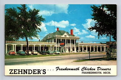 #ad Zehnder#x27;s Chicken Dinners Restaurant Frankenmuth Michigan MI M 83 Postcard $4.43