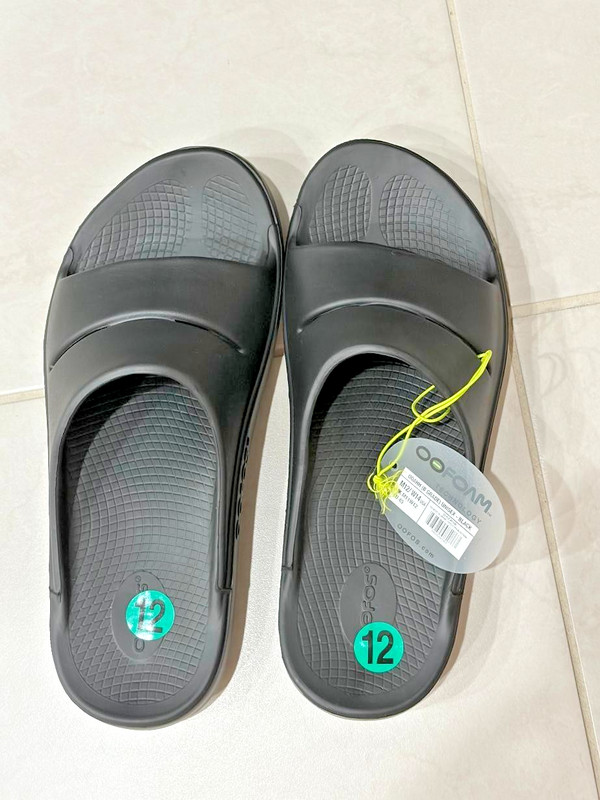 NWT OOFOS Recovery Slide Sandals Unisex Men 10/Women 12