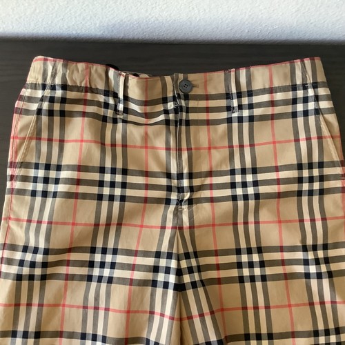 Burberry London England Classic Tan Shorts Children's Size 14Y 164cm Authentic - Picture 2 of 5