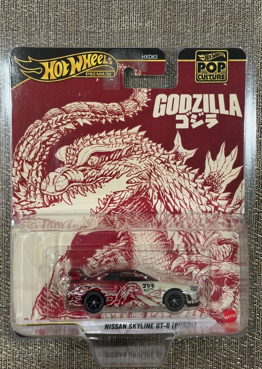 2025 Hot Wheels Pop Culture Godzilla Nissan Skyline GT-R (BNR34