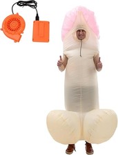 Adult Inflatable Giant Willy Penis Fancy Dress Costume Funny Costume Hen/Stag