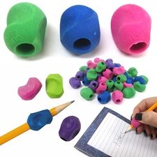 10 Pc Training Aid Pencil Grips Rubber Kids Therapy Writing