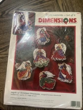 Dimensions Cross Stitch:”Music From Heaven (2) Sets  Angels Of Christmas (1) Set