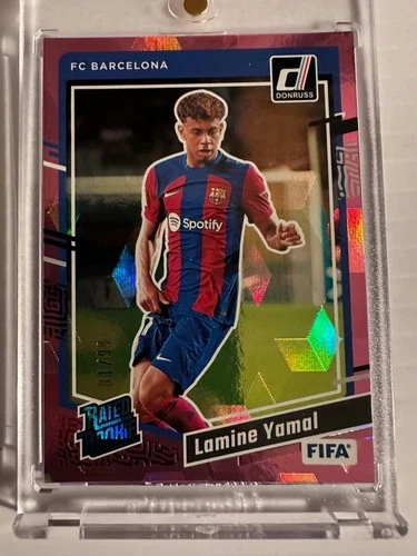 2023-24 Panini Donruss Fifa - Rated Rookie Lamine Yamal #177 Pink Cubic /99 (RC)