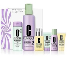 Clinique Great Skin Everywhere 3-Step Set For Dry combination Skin Types 1 2 