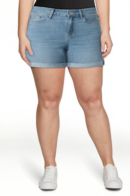 Levi Strauss Signature Women's and Women's Plus Mid Rise 5'' Shorts, Sizes 2-16