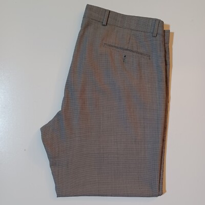 Ballin Comfort Exe Mens Dress Pants Houndstooth Black/white Sz 38x29
