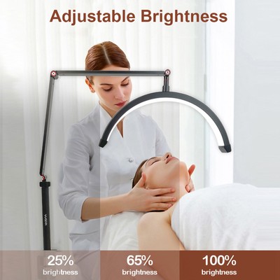Andoer Desktop-LED-Videoleuchte Halbmondförmiges Fülllicht 3000K-6000K DE M1A3