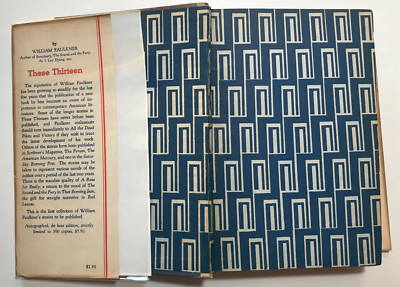 These Thirteen, William Faulkner 1931 First Edition with Original