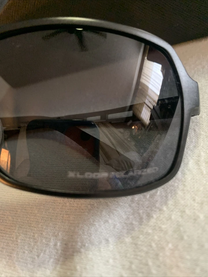 Очки солнцезащитные X-Loop черные авиационные алюминиевые с чехлом и коробкой - Изображение 2 из 4