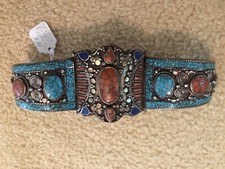 ethnic regional tribal turquoise bracelet