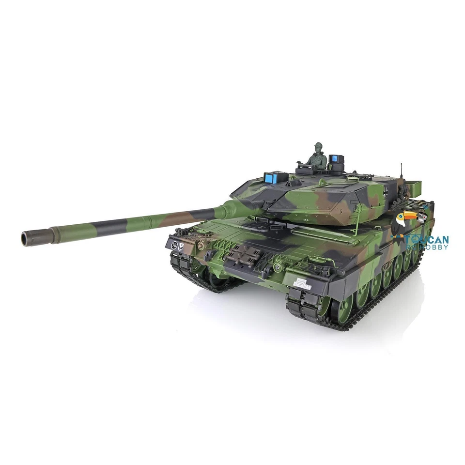 Henglong 1/16 7.0 Leopard2A6 IR BB RC Tank 3889 Barrel Recoil FPV 360° Rotary - Image 4 of 4