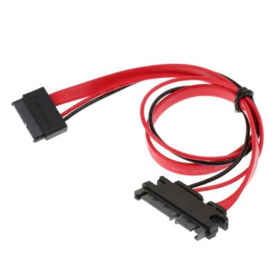 SATA Festplattenadapter Serial ATA 7+15 22 Pin Stecker auf Slim 7+6 13 Pin