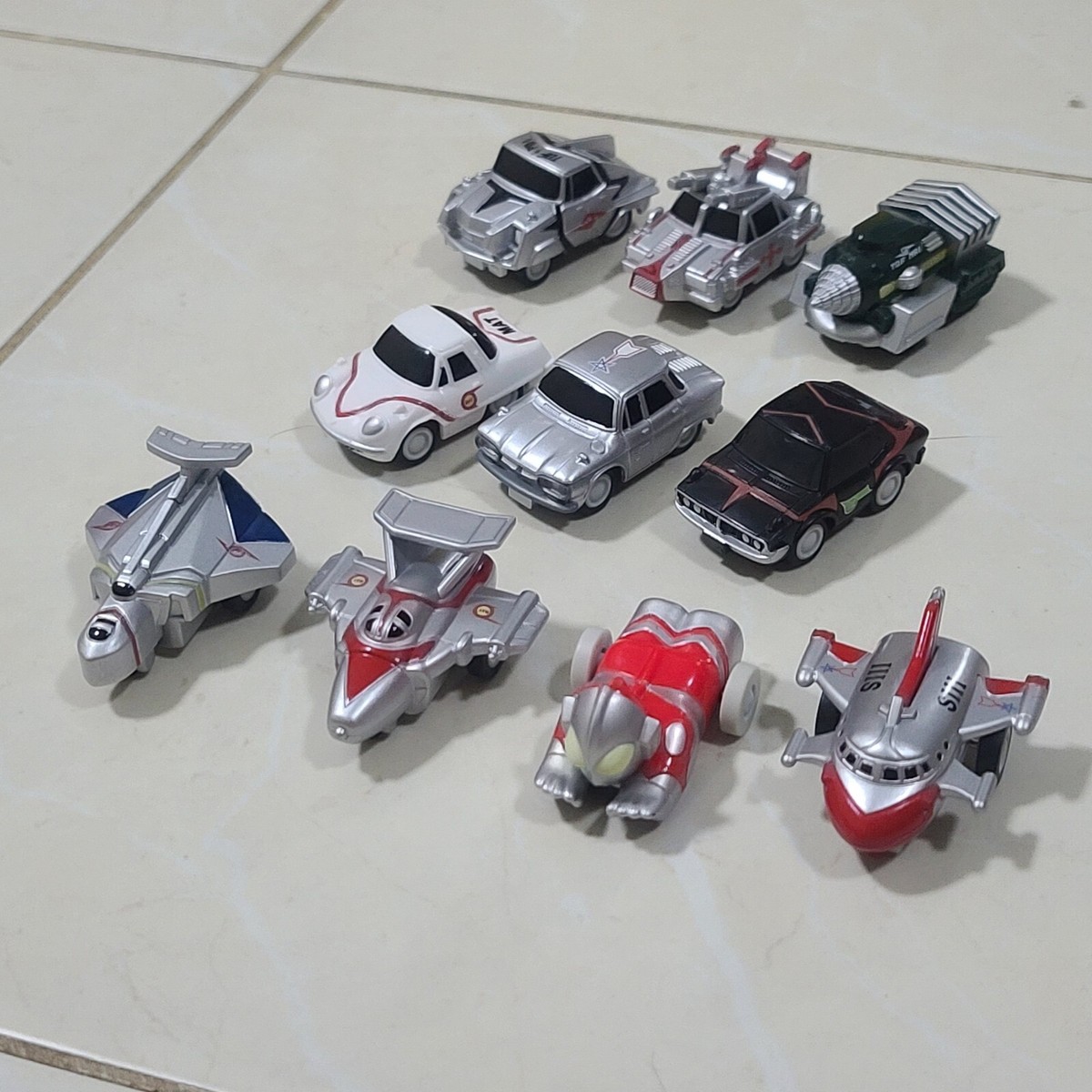 Choro Q ULTRAMAN VEHICLE 10 Types WONDA Coffee Car Space Ship Set