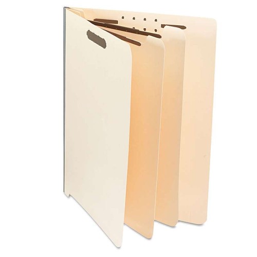 Universal Manila End Tab Folders with Full Cut, Letter, Six-Section, 10/Box - Bild 2 von 4