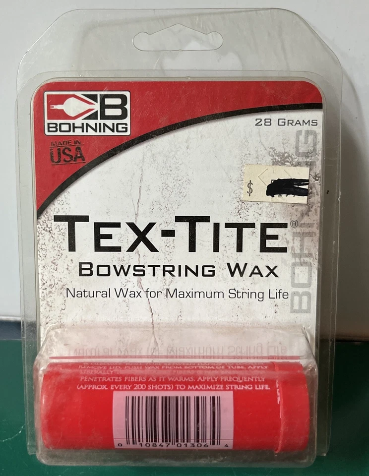 2- 1 oz Tubes of BOHNING Tex-Tite Bow String Natural Wax Made in the USA - Image 2 of 4