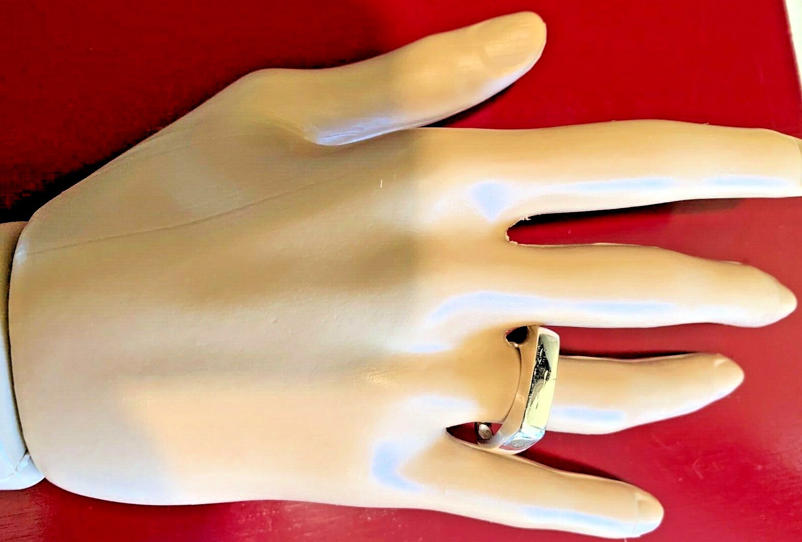 .925 Sterling Silver Dome Stackable Ring  Lot#849… - image 5