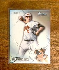 GRAYSON RODRIGUEZ 2021 Topps Bowman Sterling Base Prospect Refractor #'d 113/199