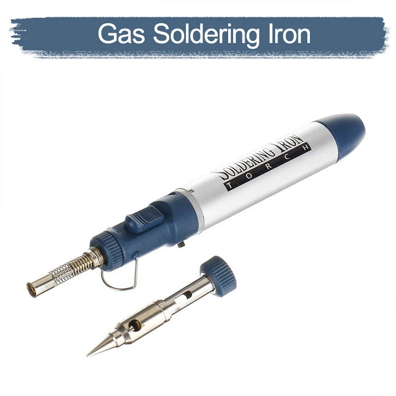 Gas Soldering Iron Cordless Welding Pen Burner Butane Blow Torch Tool AU