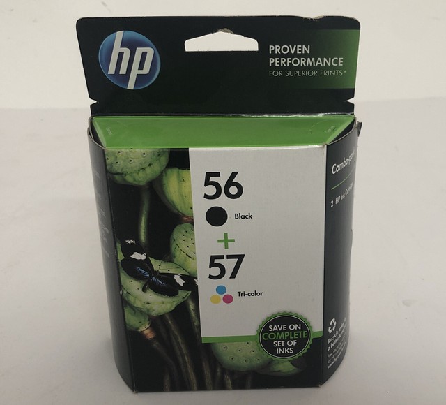 HP 56 Black & 57 Color Ink Cartridges Foil Bags Genuine for sale online | eBay