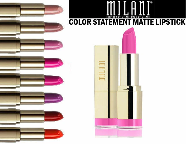 MILANI COLOR STATEMENT MATTE LIPSTICK LIP COLOUR NEW & SEALED YOU CHOOSE SHADE