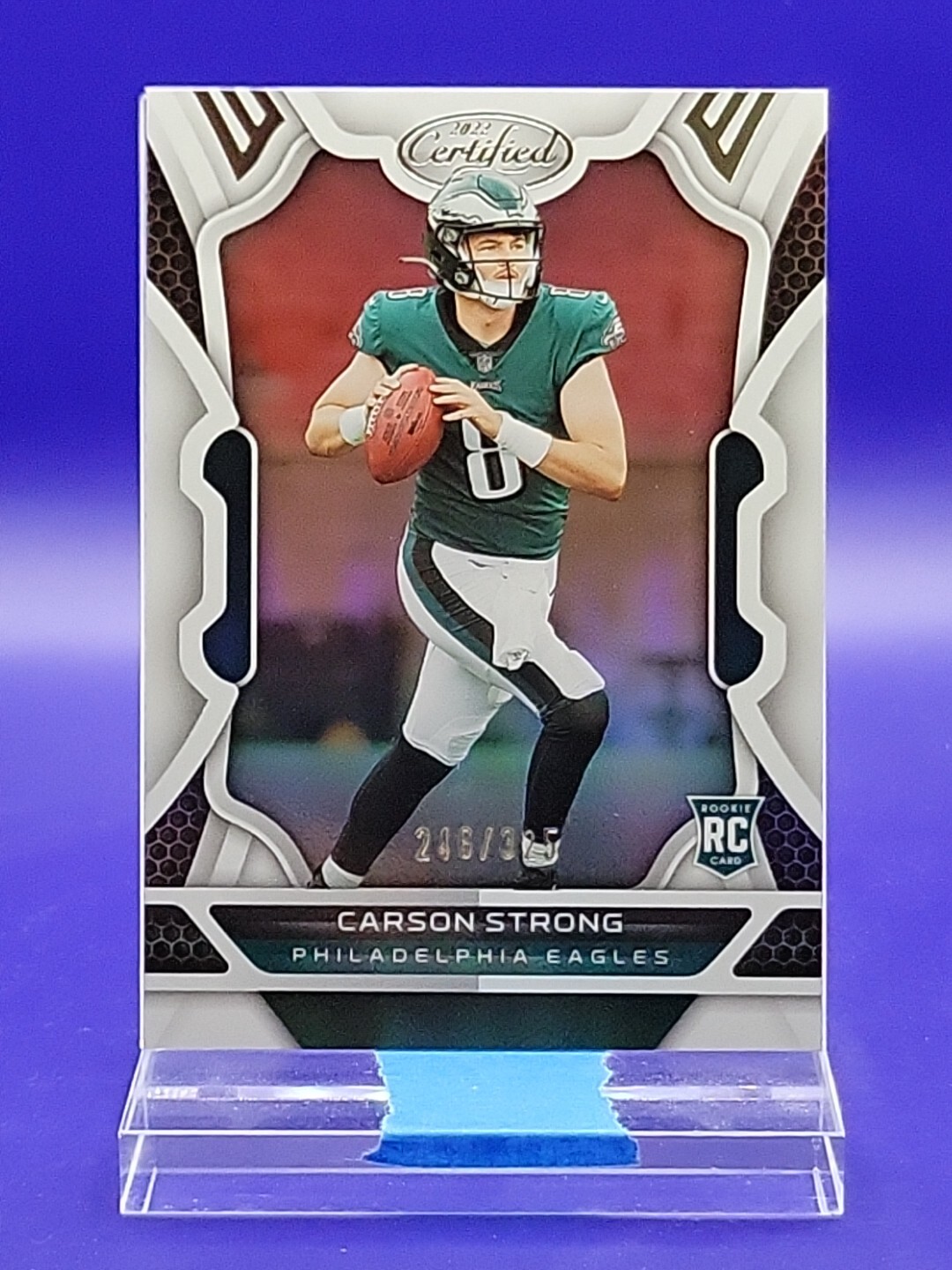Carson Strong 2022 Panini Certified Mirror RC SP 246/325 🔥 Eagles