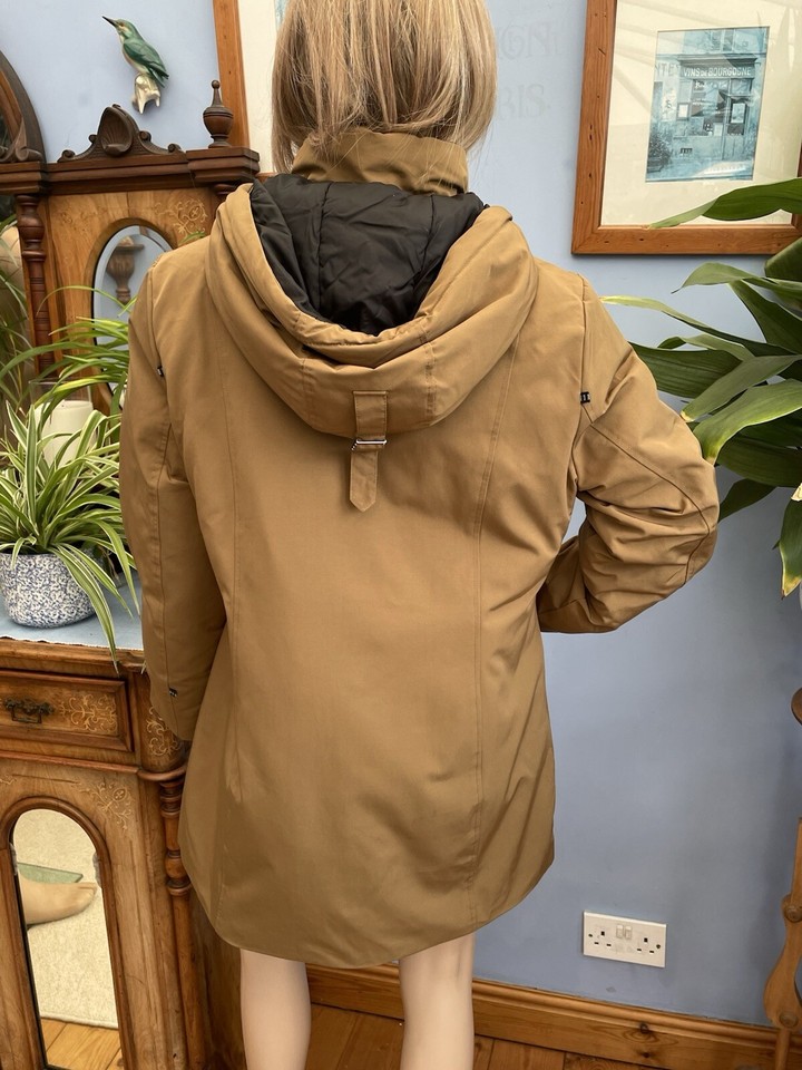Centigrade Brown Padded Waterproof Coat Winter Jacket Parka Size M eBay