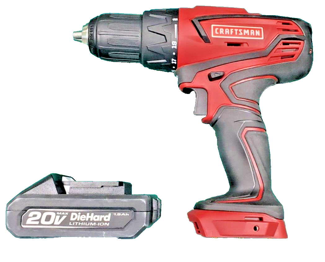 Cordless Drill Craftsman 20v Battery Lowes Shop CRAFTSMAN V20*