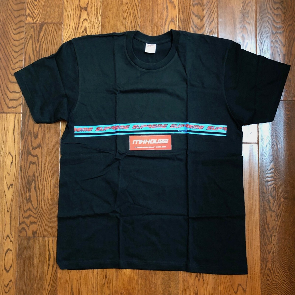 New Supreme Hard Goods Tee T-Shirt Top Black Spring Summer New Supreme Hard Goods Tee T-Shirt Top Black Spring Summer