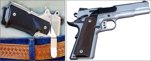 ROCK ISLAND 22TCM 1911 FULL SIZE CLIPDRAW 1911-B Holster Clip Conceal Carry Belt - Picture 8 of 8