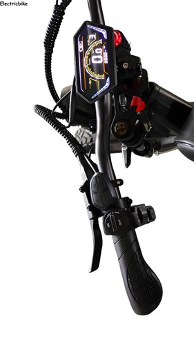 20" Electric bike 48V 20AH Mountain Bike Hydraulic Brakes Black Warrior E-bike - Picture 9 of 14