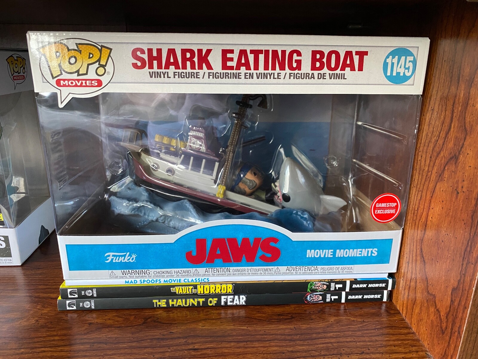 Funko Pop Movies Jaws Shark Eating Quint & Boat 1145 NEW eBay