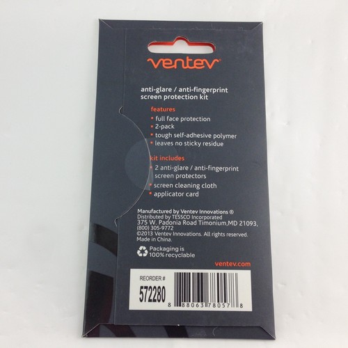 Ventev Anti Glare/Fingerprint Screen Protector HTC One(2 Pack) - Picture 3 of 4