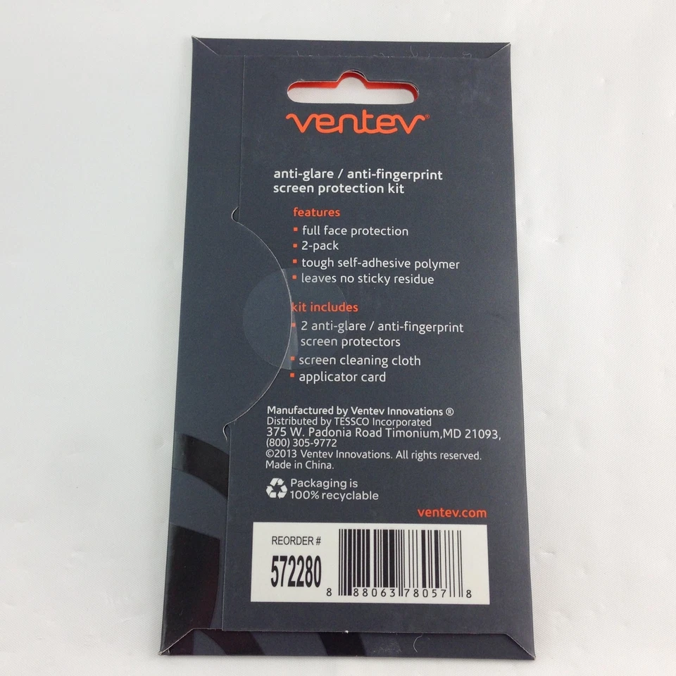 Ventev Anti Glare/Fingerprint Screen Protector HTC One(2 Pack) - Image 3 of 4