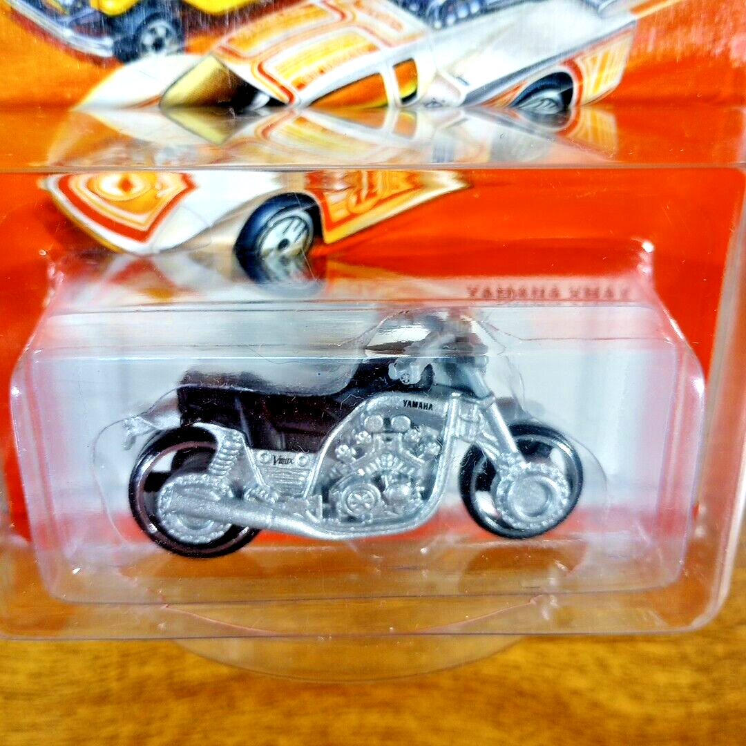 Hot Wheels The Hot Ones Yamaha Vmax Motorcycle Silver & Black