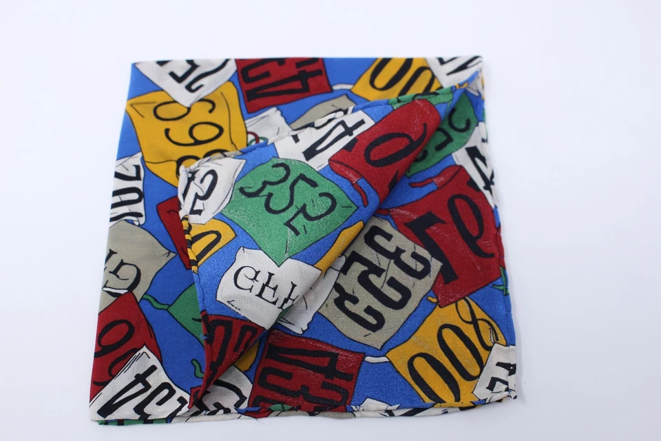  Pañuelo de bolsillo de seda hecho en Italia Foto 3 de 3