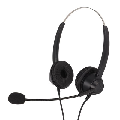 H360DRJ9MVA RJ9 Business Headset Binaural Phone Headphone With Mic Mute Adju DSP