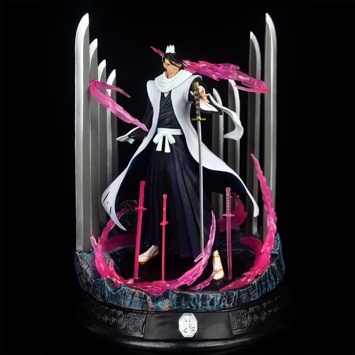 Anime BLEACH Kuchiki Byakuya Senbonzakura 32cm PVC Action Figure Model Toy Gift - Picture 3 of 5