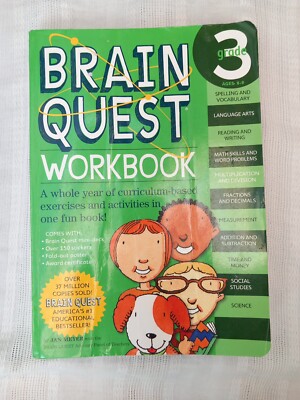 Brain Quest Workbook: 3rd Grade by Janet A Meyer (Mixed Media, 2008)
