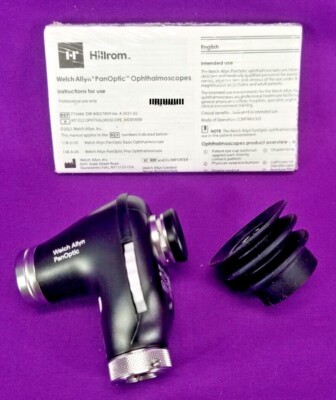 Welch Allyn PanOptic Plus Ophthalmoscope #118-3-US + I-examiner attachment
