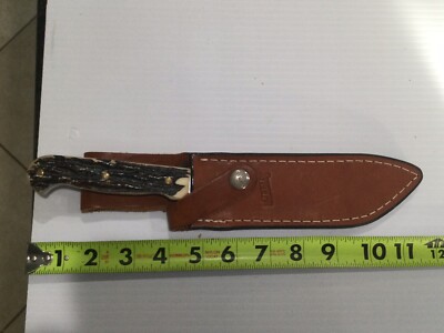 Marbles Plus Knife Club 2000 Limited Edition 1 - 300 Stag  Handles Gladstone Mi.