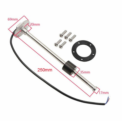 Fuel Level Sender Sensor 240-33ohms 250mm Sending Unit Stainless Water/Fuel Tank - Bild 3 von 9