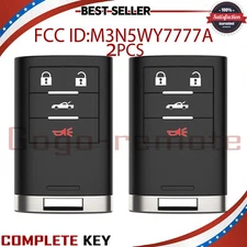 2pcs* Replacement For Chevrolet Corvette 2005 to 2013 M3N5WY7777A Remote Key Fob
