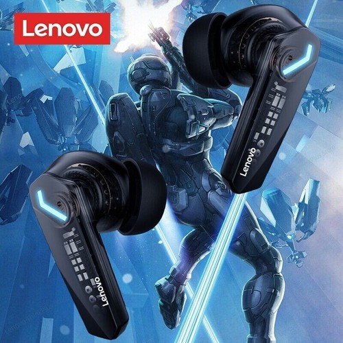 Original Lenovo GM2 Pro 5.3 Wireless Earbuds Dual Mode Gaming Headset Black NEW - Picture 5 of 22